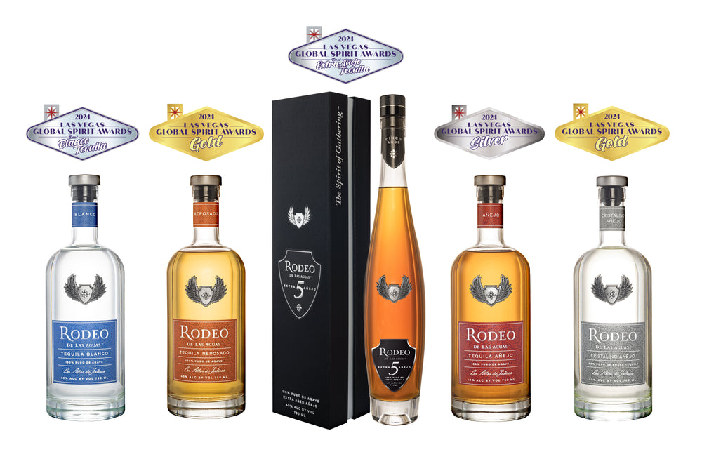 Rodeo de las Aguas® Tequila Named “Best Blanco” and “Best Extra Añejo” by 2024 Las Vegas Global Spirit Awards