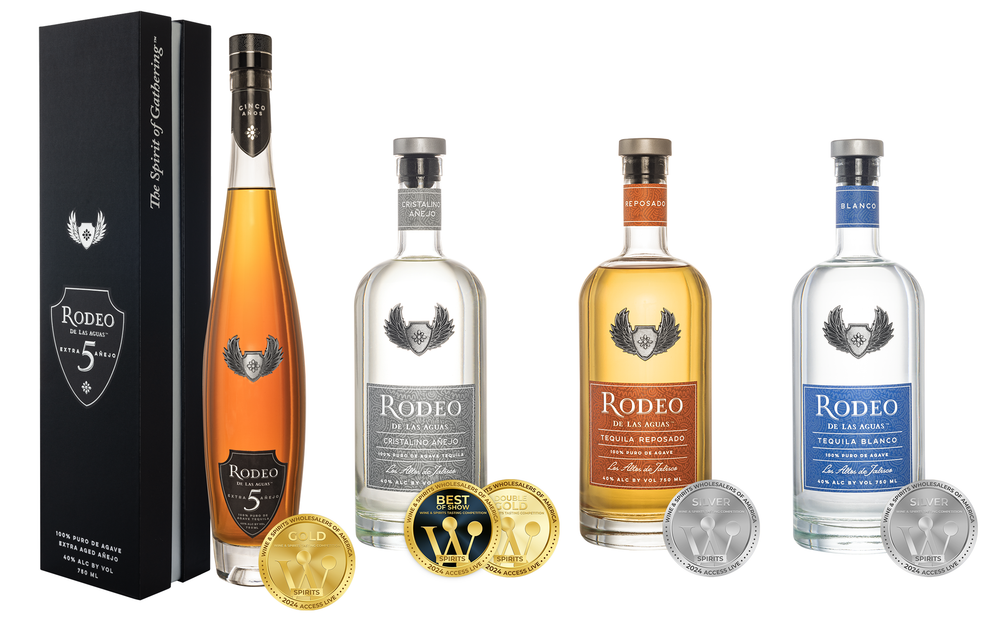 Rodeo de las Aguas™ Tequila Wins Five Medals including Best of Show at the 2024 Access LIVE Wine & Spirits Tasting Competition